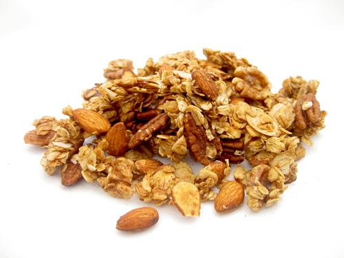 GRANOLA is a gourmet delight, very costly to
                    buy but you can make large amts for months by
                    purchasing ingredients in LARGE SIZE and keeping in
                    FREEZER