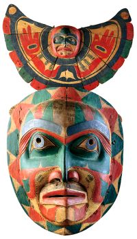 ancient
                        american indian mask