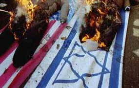 BURN BOTH FLAGS, AMEICAN and JEWISH