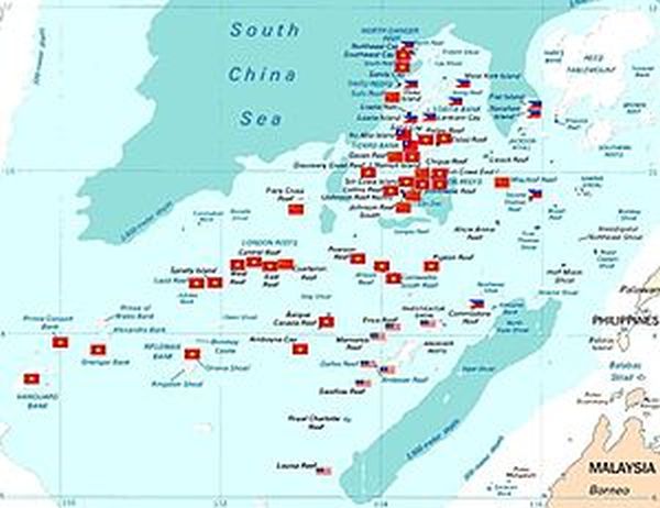 flag color indicates which country can drill oil from
              VIETNAM.