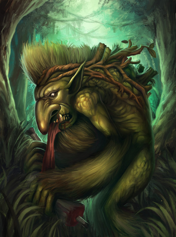 magic beast in the forest, the troll that
                          does propaganda for fascism